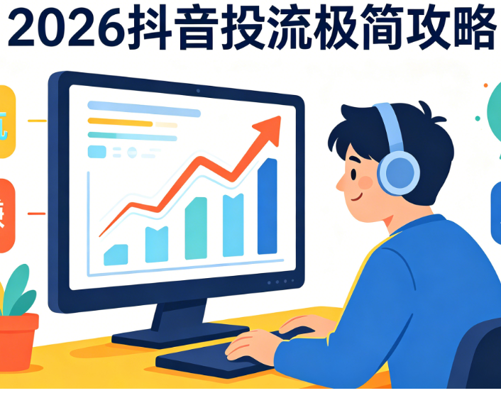 2026抖音投流极简攻略：新手快速起量、稳赚避坑